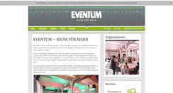 Desktop Screenshot of eventum-wuppertal.de